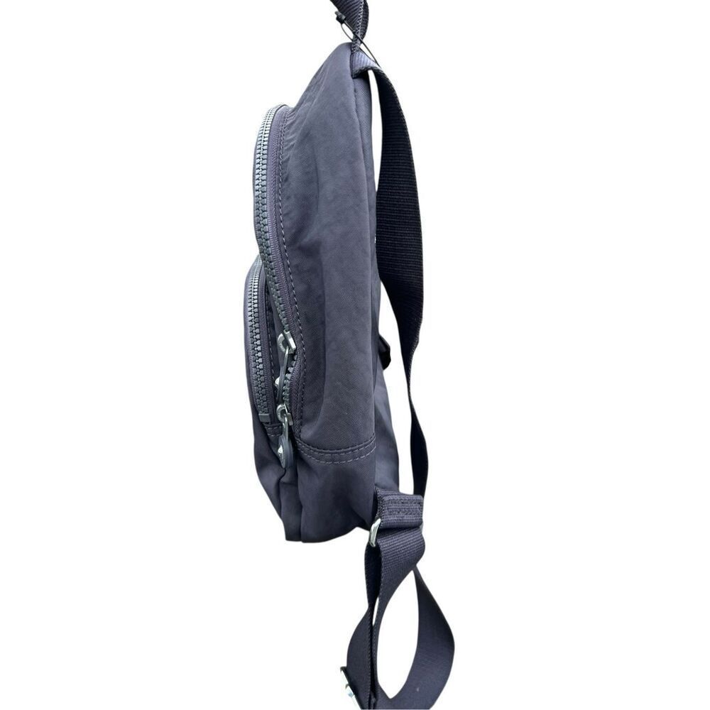 Kipling Paola deep stone gray small backpack travel school career - Picture 2 of 7